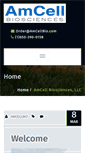 Mobile Screenshot of amcellbio.com